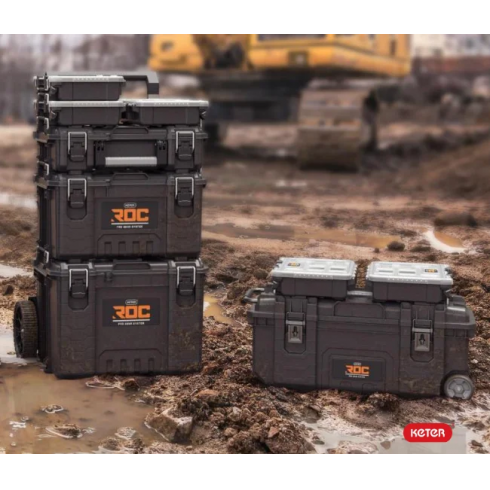 Ящик мобильный для инструментов Keter ROC PRO GEAR Mobile 28" 2.0 (черный)