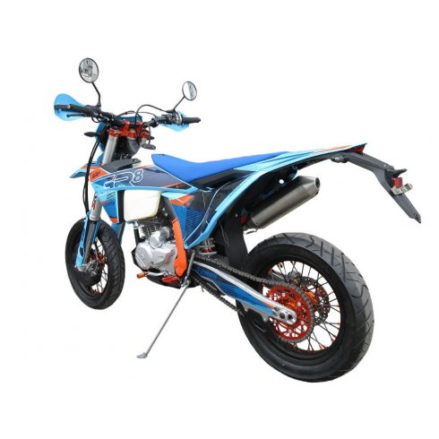 Мотоцикл GR8 F300A (4T YB300H) Motard ПТС (голубой)