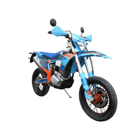 Мотоцикл GR8 F300A (4T YB300H) Motard ПТС (голубой)