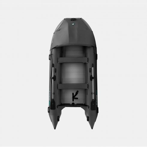 Надувная лодка Gladiator C400AL темно-серый
