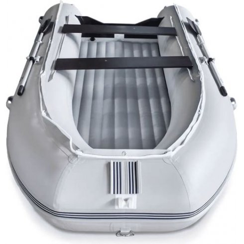 Лодка надувная моторная Solar-420 K Optima серый