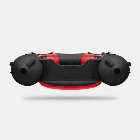 Надувная лодка Gladiator E380S красно-чёрный