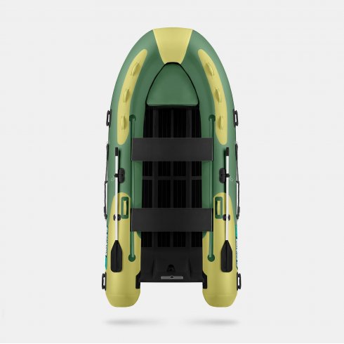 Надувная лодка Gladiator RIB 420AL зелено-оливковый