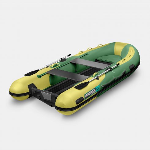Надувная лодка Gladiator RIB 420AL зелено-оливковый