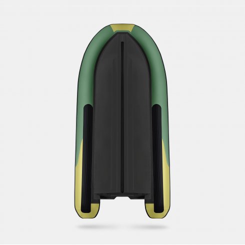 Надувная лодка Gladiator RIB 420AL зелено-оливковый