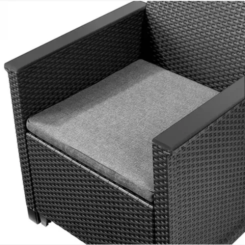 Комплект мебели Keter Elodie 2 seater графит