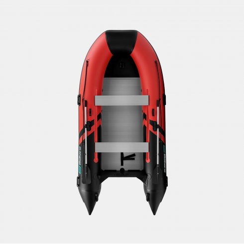 Надувная лодка Gladiator B370AL красно-черный