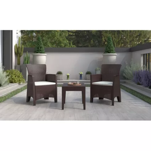 Комплект мебели Keter Troya Balcony Set коричневый