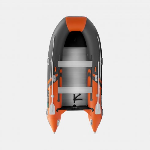 Надувная лодка Gladiator B370AL оранжево-темносерый