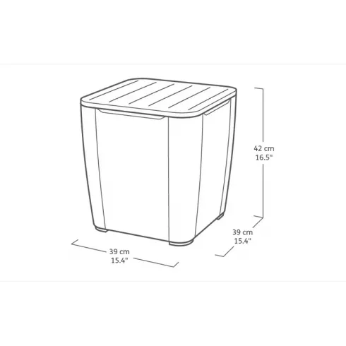 Комплект мебели Keter Iowa balcony капучино