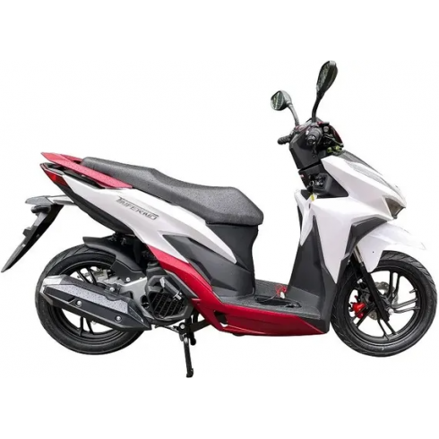 Скутер Vento Inferno BY49QT-5A (белый/красный)