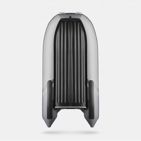 Надувная лодка Gladiator E380S светло/темно-серый