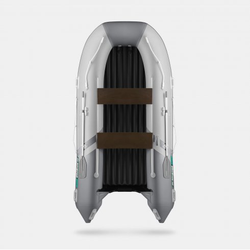 Надувная лодка Gladiator E380S светло/темно-серый