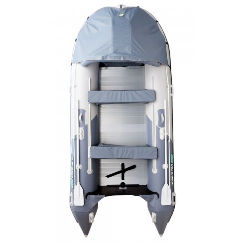 Надувная лодка Gladiator D420AL светло-темносерый
