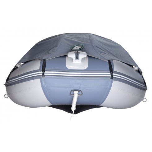 Надувная лодка Gladiator D420AL светло-темносерый
