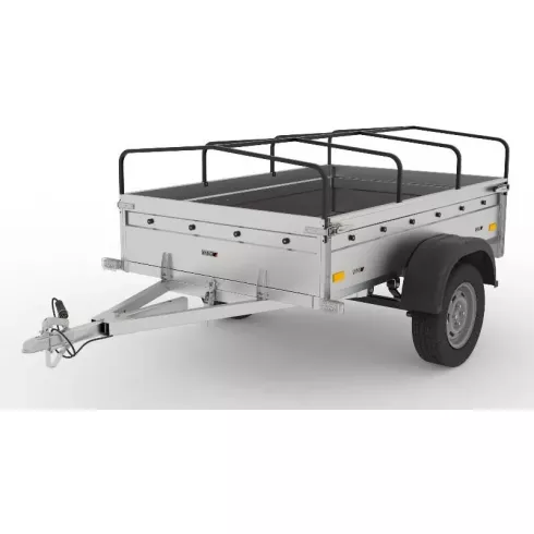 Прицеп Викинг 1320 (2000х1300х500, ресс. AL-KO) без тента