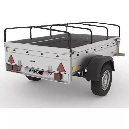 Прицеп Викинг 1320 (2000х1300х500, ресс. AL-KO) без тента