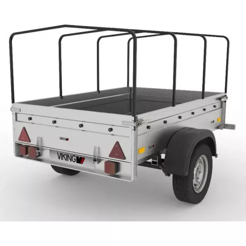 Прицеп Викинг 1320 (2000х1300х500, ресс. AL-KO) без тента