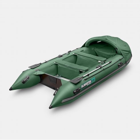 Надувная лодка Gladiator C400AL зеленый