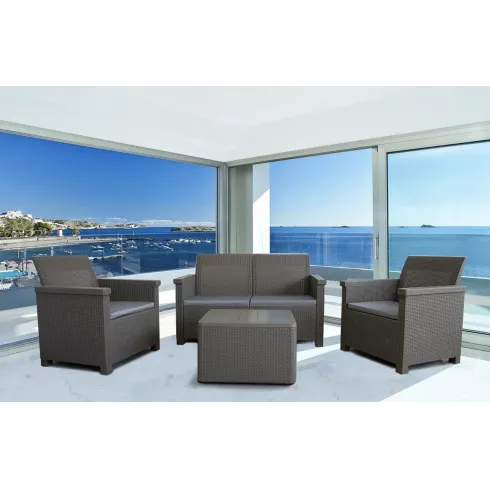 Набор мебели Keter ADRIANO коричневый