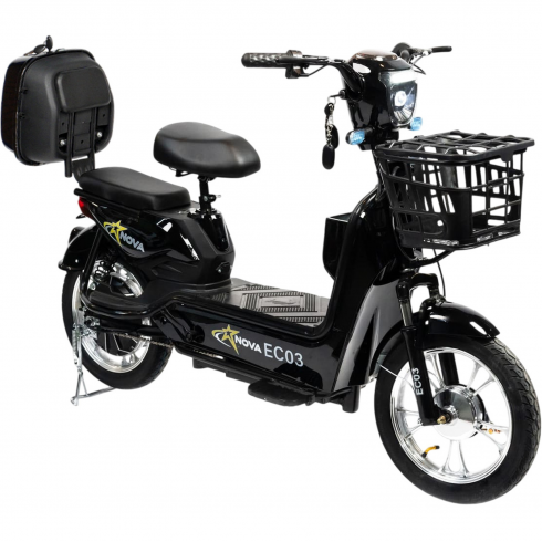 Электровелосипед Nova EC-03 черный (без цепи)