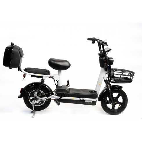 Электроскутер Nova EC-02 графит белый