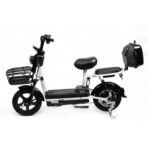 Электроскутер Nova EC-02 графит белый