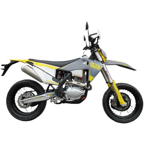 Мотоцикл GR GR7 F300A (4T YB300H) Motard ПТС (серый)