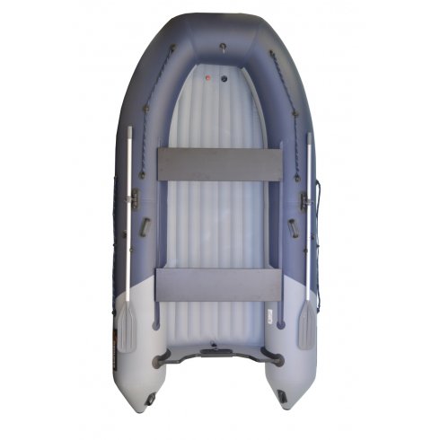 Лодка Grouper GR 375W  НДНД (серо - синий)