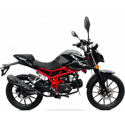 Мопед Rockot Alpha Restyle (черный/красный)