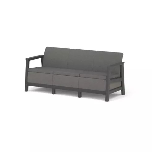 Диван садовый Keter Scandi Linea 3s sofa графит