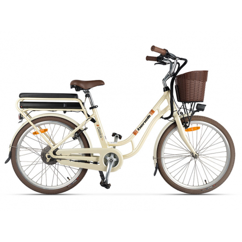Электровелосипед Benelli City Classica Café 24 белый