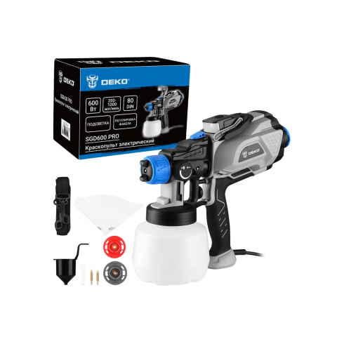 Краскопульт электрический Deko SGD600 Pro (085-1057)