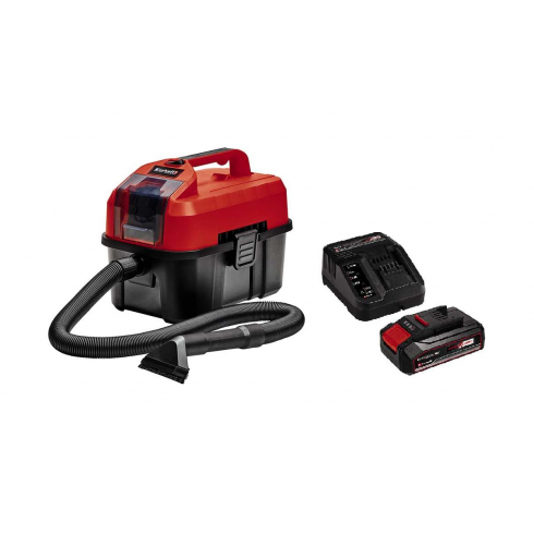 Пылесос аккумуляторный Einhell PXC TE-VC 18/10 Li (1 АКБ 2.5Ач, ЗУ)