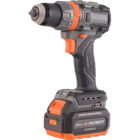 Дрель-шуруповерт аккумуляторная Patriot BR 214 UES (с 1-им АКБ, кейс)