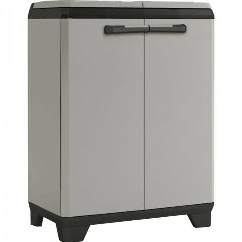 Шкаф уличный для сортировки мусора Keter Planet (серый)