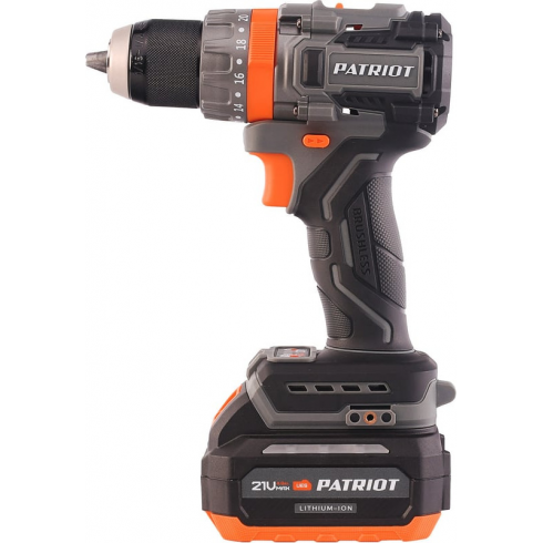 Дрель-шуруповерт аккумуляторная Patriot BR 214 UES (с 1-им АКБ, кейс)
