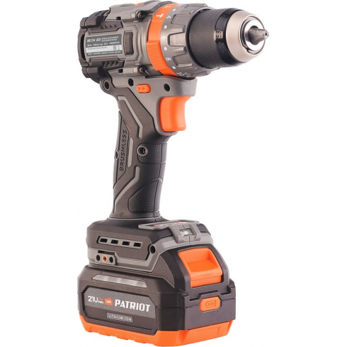 Дрель-шуруповерт аккумуляторная Patriot BR 214 UES (с 1-им АКБ, кейс)