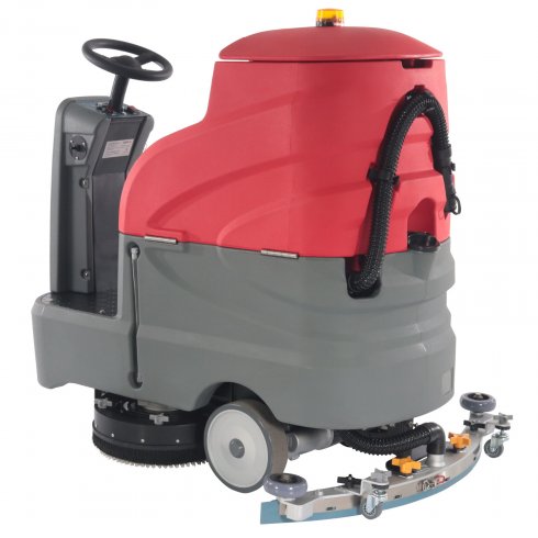 Поломоечная машина аккумуляторная с сиденьем EVOline SDB 700 R