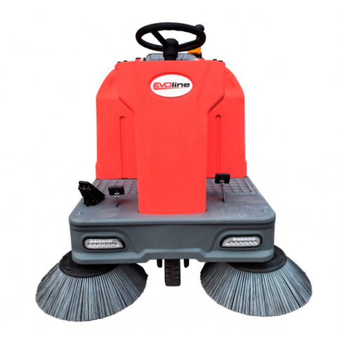Подметальная машина аккумуляторная с сиденьем EVOline SWB 1400 T