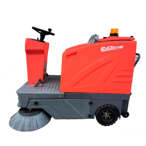 Подметальная машина аккумуляторная с сиденьем EVOline SWB 1400 T