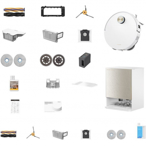 Робот-пылесос Dreame Robot Vacuum X60 Ultra Complete White RLX87DE (евровилка, белый)