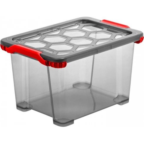 Корзина для хранения Rotho Evo Total (30л, антрацит/красный)