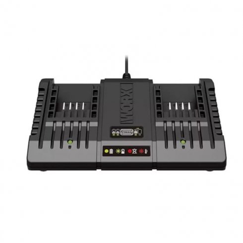 Двойное зарядное устройство Worx WA3772