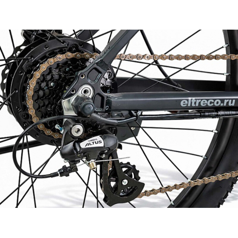 Электровелосипед Eltreco Ultra MAX GT черный матовый