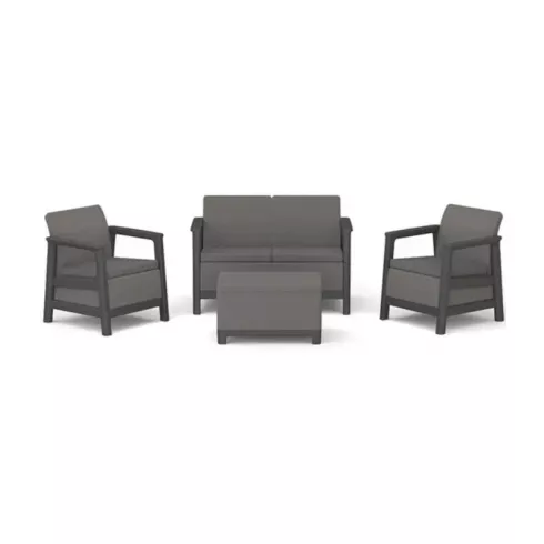Диван садовый Keter Scandi Linea 2ssofa графит