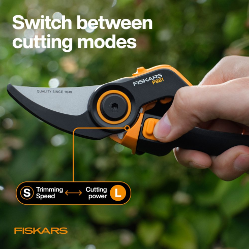 Секатор плоскостной Fiskars X-series™ DualAction P981 L