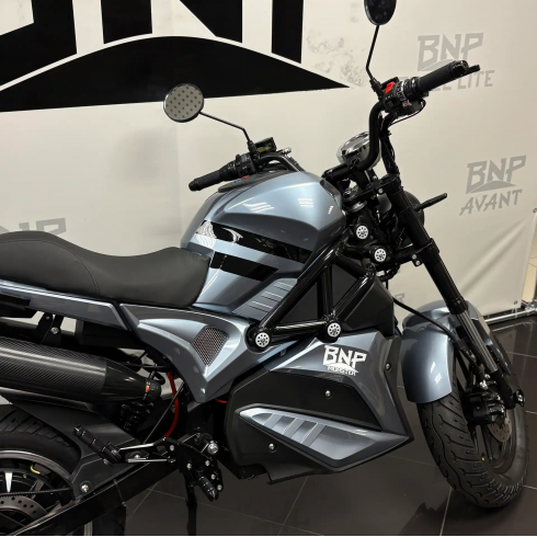 Электромопед BNP Monster (серо-черный)