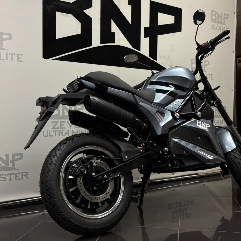 Электромопед BNP Monster (серо-черный)