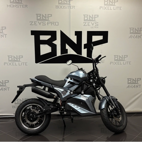 Электромопед BNP Monster (серо-черный)